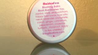 Living Libations Review Maidenfern blushing balm [upl. by Shore]