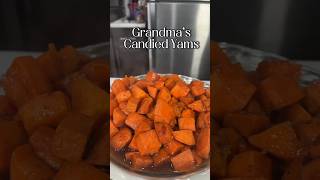 IRRESISTIBLE CANDIED YAMS RECIPE  HOW TO MAKE THE BEST SWEET AND BUTTERY SIDE DISH Shorts [upl. by Nonnair]