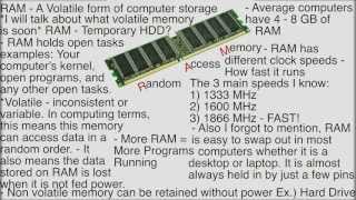 What is RAM Random Access Memory  Computer Basics [upl. by Nazler291]