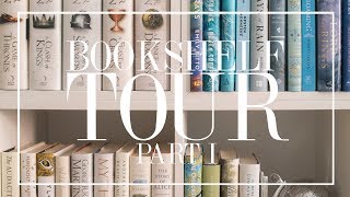 Bookshelf Tour Part I  The Book Castle  2018 [upl. by Lust483]