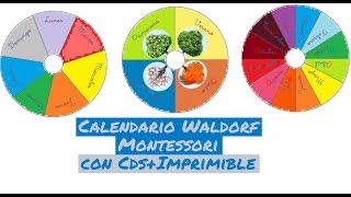 Calendario Waldorf Montessori con Imprimible [upl. by Annaert631]