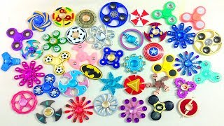 40 Super Cool Fidget Spinners Huge Fidget Spinner Collection Coolest Fidget Spinner Collection [upl. by Lanna]