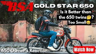 BSA Gold Star 650  Is it better than the 650 twins 🤔❔ WATCH NOW and find out 💯 bsagoldstar650 [upl. by Egan272]