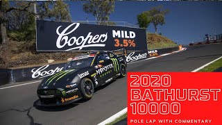 2020 Supercheap Auto Bathurst 1000 Pole Lap with Cam Waters 2035 [upl. by Eisnil]