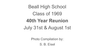 Beall High School Class of 1969 40th Reunion [upl. by Dudden969]