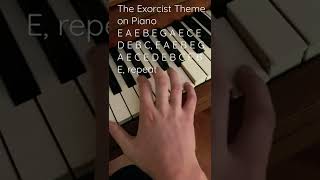 The Exorcist ThemeTubular Bells Piano Tutorial [upl. by Yennor890]