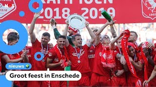 FC Twente kampioen en mag terug naar de eredivisie [upl. by Airtemad]