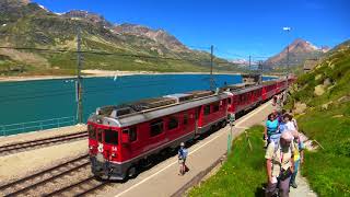 Bernina Express in regular carriages [upl. by Neelyar325]