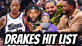 Drake’s Revenge Hit List Drake Stares Down Demar Derozan At Raptors Game [upl. by Emmalynn]