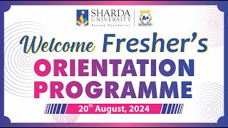 Orientation Program 2024  Sharda University [upl. by Elset197]