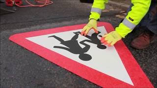 PREMARK application │ Preformed thermoplastic road marking [upl. by Englis459]