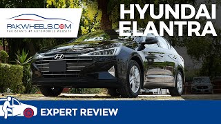 Hyundai Elantra 2021  Expert Review  PakWheels [upl. by Hassett]