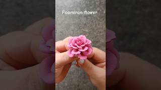 How to make foamiran flower Роза из фоамирана Музыка Night out LiQWYD diy craft foamiranrose [upl. by Godfry]