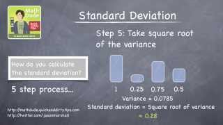 How to Really Calculate Standard Deviation with Math Dude Jason Marshall [upl. by Sayette]