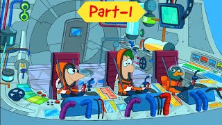 Phineas And Ferb Out Of Launch In Hindi Part1  Phineas And Ferb In Space Full Episode in Hindi [upl. by Carbo]