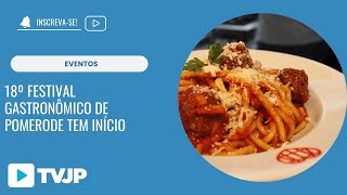 18º Festival Gastronômico tem início em Pomerode [upl. by Ardnod348]