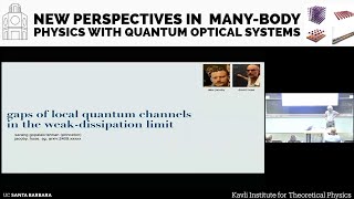 gaps of local quantum channels in the weakdissipation limit ▸ Sarang Gopalakrishnan Princeton [upl. by Brathwaite]