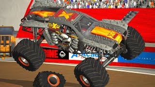 Crashes And Saves 5 I Rigs of Rods Monster Jam [upl. by Adiehsar781]