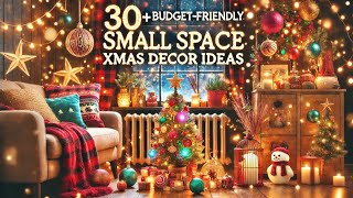 30 BudgetFriendly Small Space Christmas Decor Ideas to Make Your Home Festive [upl. by Econah461]