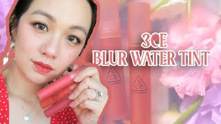 SWATCH  REVIEW 3CE VELVET TINT [upl. by Namlak344]