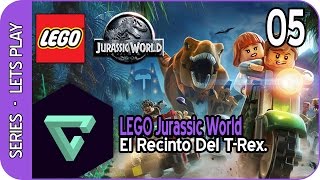 LEGO JURASSIC WORLD  05 EL RECINTO DEL TREX  GAMEPLAY ESPAÑOL HD [upl. by Llennej]