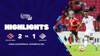 Highlights  Trinidad amp Tobago vs United States  202324 Concacaf Nations League [upl. by Adnirual]