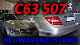 Mercedes Benz C63 AMG 507 I Perfekter zustand I Werkstattalltag I Neuwagenzustand [upl. by Nylad]