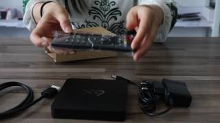 X9 4K Amlogic S905X Android 60 Marshmallow TV Box Unboxing Review [upl. by Nnylrats206]