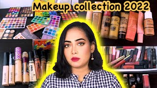 My updated makeup collection and storage 2022  mahbuba shanta [upl. by Eilrebma]