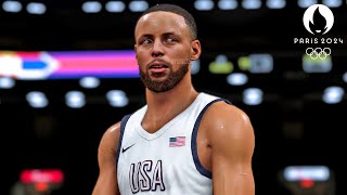 Steph Curry Saves America  NBA 2K25 Olympics Mode  USA vs Serbia  Ultra Realistic Gameplay [upl. by Acquah]