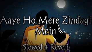 Aaye Ho Meri Zindagi Mein I Female  Slowed Reverb  LoFi I Mood 90s [upl. by Combe470]