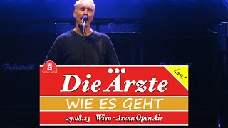 Die Ärzte  Wie es geht live  Vienna 29082023 [upl. by Dlopoel]