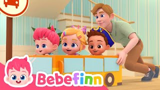 🚌 Wheels on The Bus Go Round and Round  EP23  Bus Song  Bebefinn  Nursery Rhymes amp Kids Songs [upl. by Kilgore12]