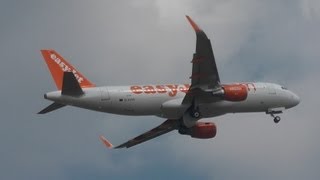 First A320 Easyjet Sharklets GEZWM go around Hamburg Airport [upl. by Weathers]