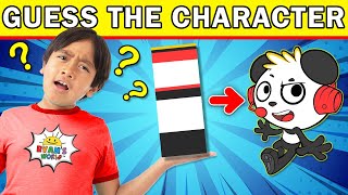 Guess The Characters Ryans World Edition and more fun kids games [upl. by Nosnhoj]