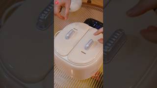 cooker with two separate parts you can easily cook rice and meat in 1 time shorts viral trending [upl. by Wolfgram645]