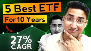 5 Best ETF for long term investment SIP 10 years  27 CAGR🔥 [upl. by Mahgem863]