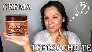 Crema Tepezcohuite Y Concha nácar 🐚 🧐 wait  UPDATE [upl. by Airlia]