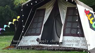 Camping tent Factory Chinese Best Cheapest [upl. by Yahsal727]