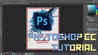 How to create a PosterBannerFlyer in Photoshop CS6CC  2015  HD [upl. by Saks]