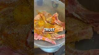 Juicy Fried Pork Chops in under 60 seconds😋 dinner shorts [upl. by Gish]