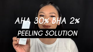 Qué es y cómo utilizar el peeling solution de THE ORDINARY 💉🩸  PIEL PERFECTA Mi experiencia [upl. by Newman]