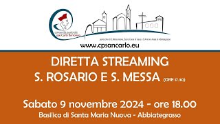 Vespri e S Messa del 9 novembre 2024 ore 1730  Basilica Santa Maria Nuova Abbiategrasso [upl. by Atibat]