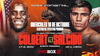 Miercoles de Boxeo  Chris quotPrimetimequot Colbert vs Omar quotSuperquot Salcido [upl. by Noraed71]