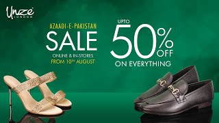 Azaadi Sale  UPTO 50 OFF On Everything  Unze London [upl. by Ignazio312]