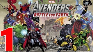 Marvel Avengers Battle For Earth Gameplay Walkthrough Part 1 [upl. by Kcira912]