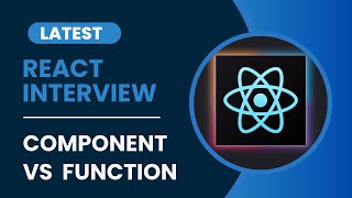 React Interview Question in Hindi Component vs function in React [upl. by Malka900]