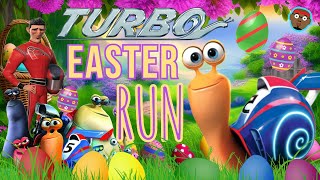 Turbo Movie Easter Run  Easter Run and Freeze  Brain Break  Easter Game  PhonicsMan Fitness [upl. by Xavler]