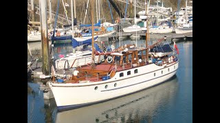 Silvers Brown Owl classic gentlemans motor yacht For Sale [upl. by Lyon]