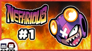 Nefarious KickStarter Game Full A Game Where You Play As The Boss  PART 1  BlockHead Gaming [upl. by Oigaib]